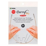 Тросик поворотный для съемных спиц "CarryC Long" - Fine Gauge, длина 50см, Tulip, CTMM-59