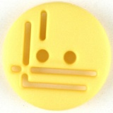 Пуговица, размер 14мм, пластик, Dill, 215720/14-20