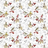 Ткань "Гости шиповника", ширина 145см, Acufactum Ute Menze, 3523-741