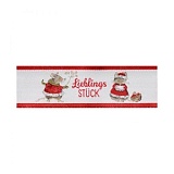 Этикетка тканая "Mause Lieblingsstuck" 20*57мм, 100% полиэстер, Acufactum Ute Menze, 35274