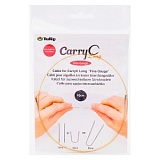 Тросик поворотный для съемных спиц "CarryC Long" - Fine Gauge, длина 80см, Tulip, CTMM-61