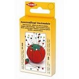 Булавки с пластиковой головкой в металлической коробке, длина 34мм, сталь/пластик, Kleiber, 710-22