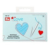 Набор игл для шитья и штопки с нитевдевателем, Prym, 128161