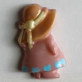 Пуговица, размер 23мм, пластик, Dill, 251110/23-30