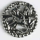 Пуговица, размер 35мм, металл, Dill, 370334/35-16