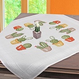 Купить недорого   Набор для вышивания: скатерть 80*80см, Schaefer, 6914/230  в интернет магазине Фэмили хобби