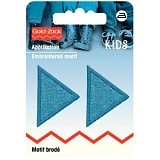 Термоаппликация "Треугольник, светлая джинса" 35*25мм, Prym, 925283