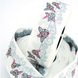 Купить недорого   Тесьма декоративная "Орнамент с розами", ширина 30мм, Acufactum Ute Menze,  в интернет магазине Фэмили хоби