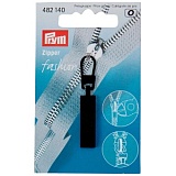 Подвеска д/молний, с карабином д/смены, металл, нержавеющий, черный, 1 шт на блистере 482140