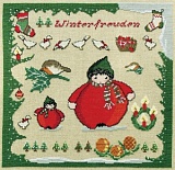 Купить недорого   Набор для вышивания "Рождественские игрушки" 27,5*26,5см, Acufactum Ute Menze, 2800-03  в интернет магазине Фэмили хобби