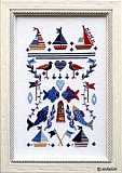Купить недорого   Набор для вышивания "Морской сэмплер" 16*27см, Acufactum Ute Menze, 2141  в интернет магазине Фэмили хобби