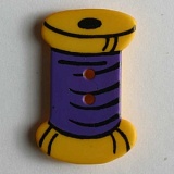 Пуговица, размер 25мм, пластик, Dill, 280792/25-24