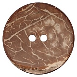 Пуговица с 2 отверстиями, размер 50мм, кокосовый орех, Union Knopf by Prym, U0045099050002001-10