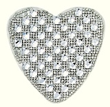 Термоаппликация "Сердце" 75*75мм, Prym, 926632