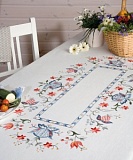 Купить недорого   Набор для вышивания Anchor: скатерть "Folklore Tablecloth" 140*240см, MEZ Венгрия, 9240000-07132  в интернет магазине Фэмили хобби