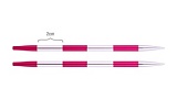 *  Спицы съемные укороченные "SmartStix" 5мм/10см, алюминий, KnitPro, 42147