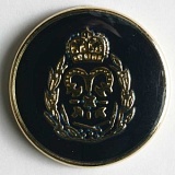 Пуговица, размер 15мм, металл, Dill, 320170/15-20