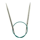 Спицы круговые укороченные "Mindful" 5мм/40см, нержавеющая сталь, серебристый, KnitPro, 36061