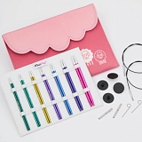 *  Набор "Midi" спиц съемных "Zing", длина 13см, 7 размеров, KnitPro, 47434