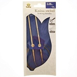 Спицы круговые с поворотным тросиком "Knina Swivel" 3мм/100см, бамбук, Tulip, KS-1000300