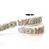 Купить недорого   Тесьма декоративная "Птица с венком", ширина 30мм, Acufactum Ute Menze,  в интернет магазине Фэмили хоби