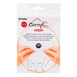 Тросик поворотный для съемных спиц "CarryC Long" - Fine Gauge, длина 100см, Tulip, CTMM-62