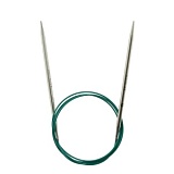 Спицы круговые "Mindful" 4,5мм/100см, нержавеющая сталь, серебристый, KnitPro, 36120