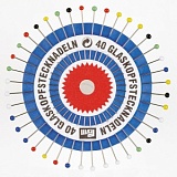 Булавки со стеклянными головками для шитья, термоустойчивые 30*0,60мм, сталь/стекло, Prym, 029139