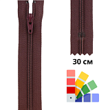 Застежка-молния спиральная тип 3 (4,15мм), неразъемная, длина 30см, YKK, 0561179/30