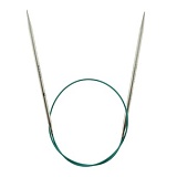 Спицы круговые "Mindful" 4мм/60см, нержавеющая сталь, серебристый, KnitPro, 36079