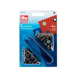 Люверсы, внутренний диаметр 5мм, латунь, состаренного железа, 40шт в упаковке, Prym, 542412