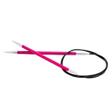 Спицы круговые "Zing" 5мм/150см, KnitPro, 47211