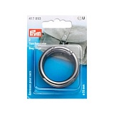 Кольца для сумок, диаметр 35мм, сплав цинка, оружейного металла, 2шт в упаковке, Prym, 417893