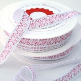 Купить недорого   Тесьма с печатным рисунком "Сердце", ширина 15мм, Acufactum Ute Menze, 35120-01  в интернет магазине Фэмили хоби