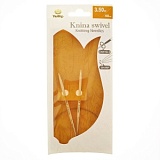 Спицы круговые укороченные "Knina Swivel" 3мм/40см, бамбук, натуральный, Tulip, KS-400300