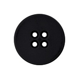 Пуговица с 4 отверстиями, размер 25мм, пластик, черный, Union Knopf by Prym, U0045579025008001-15