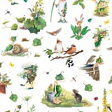 Ткань "Летом с Гиесбертом", ширина 150см, Acufactum Ute Menze, 3523-570