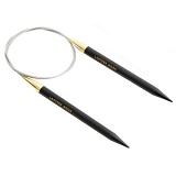 Спицы круговые "Lantern Moon" 9мм/80см, эбеновое дерево, KnitPro, 350093