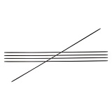 Спицы чулочные "Karbonz" 1,25мм/20см, KnitPro, 41121