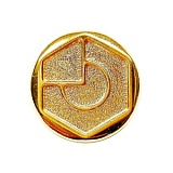 Пуговица, размер 20мм, металл, Dill, 341460/20-12