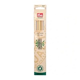 Серия "Prym 1530" - Спицы чулочные 4мм/20см, бамбук, натуральный, 5шт в упаковке, Prym, 222214