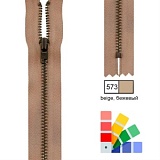Застежка-молния YKK, неразъемная, рейка 5мм (ширина ленты 2,5см), длина 12см, Kleiber, 698-14