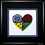 Купить недорого   Набор для вышивания "Сердце 2" 12*10,5см, Acufactum Ute Menze, 2900-02  в интернет магазине Фэмили хобби