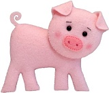 Набор для шитья вальдорфской игрушки "Поросенок Билли" 11*10см, De Witte Engel, AS0010