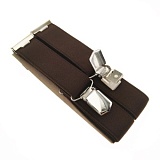 Подтяжки стандартные 125см 30мм цв. коричневый цв. 944026