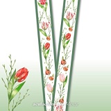 Купить недорого   Тесьма декоративная "Время тюльпанов", ширина 16мм, 100% полиэстер, Acufactum, 35367-тесьма  в интернет магазине Фэмили хоби