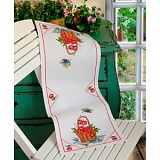 Купить недорого   Набор для вышивания Anchor: салфетка "Cherries in a Basket" 27*74см, MEZ Венгрия, 9240000-02300  в интернет магазине Фэмили хобби