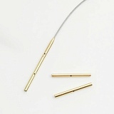 Адаптер для тросика "Lantern Moon", длина 35мм, латунь, KnitPro, 350623