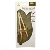 Спицы круговые "Knina Swivel" 5,5мм/60см, бамбук, натуральный, Tulip, KS-600550