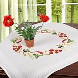 Купить недорого   Набор для вышивания: скатерть 80*80см, Schaefer, 6915/230  в интернет магазине Фэмили хобби